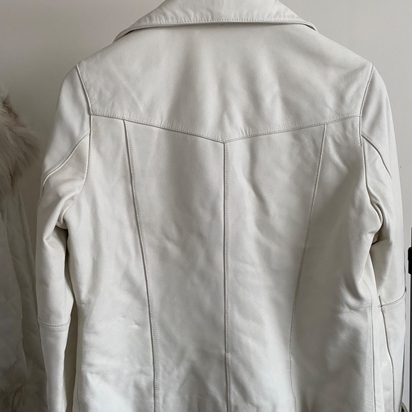 Only Fur-Lined Leather Jacket - Picture 13 of 16